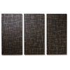 Lucida Surfaces LUCIDA SURFACES, FabCore Bronze Deco 12 in. x24 in. 3mm 28MIL Glue Down Luxury Vinyl Tiles , 60PK FC-3803PLT